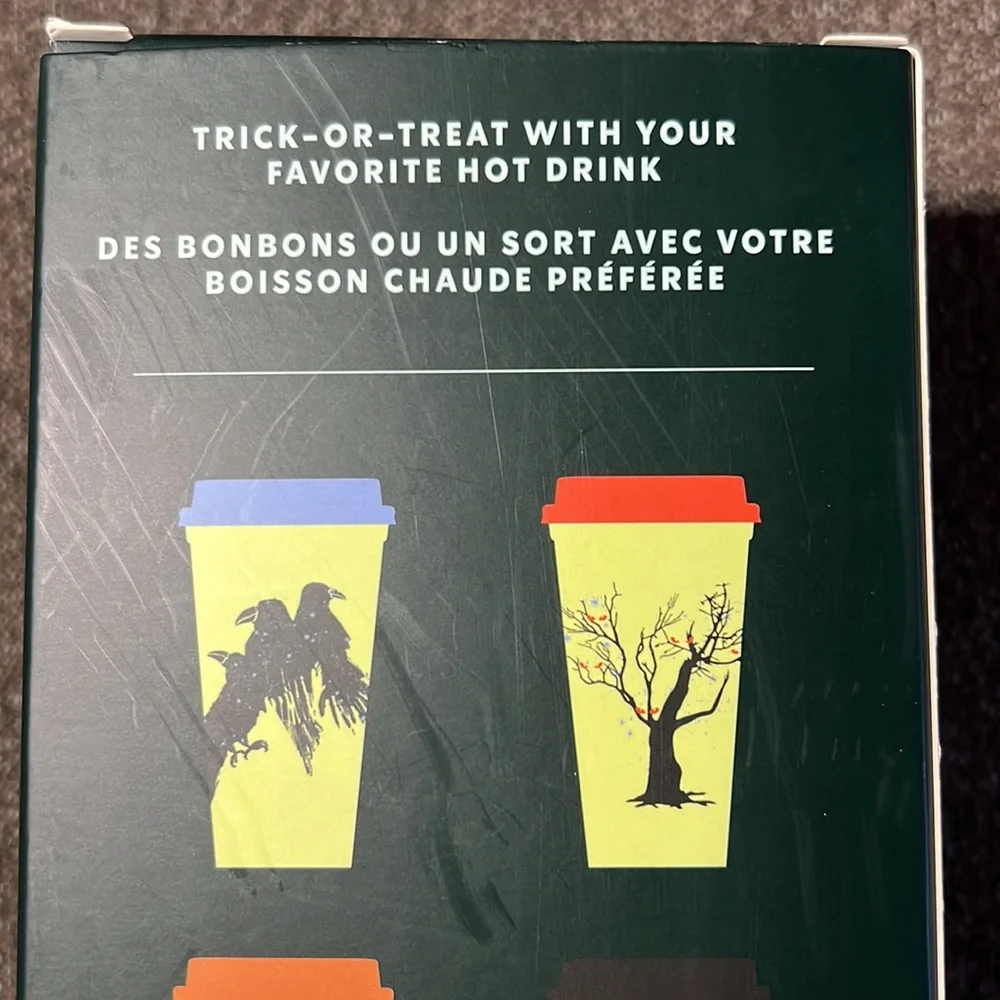 Starbucks 2022 Halloween reusable cups. NIB Spooky Fall trick treat Summerween